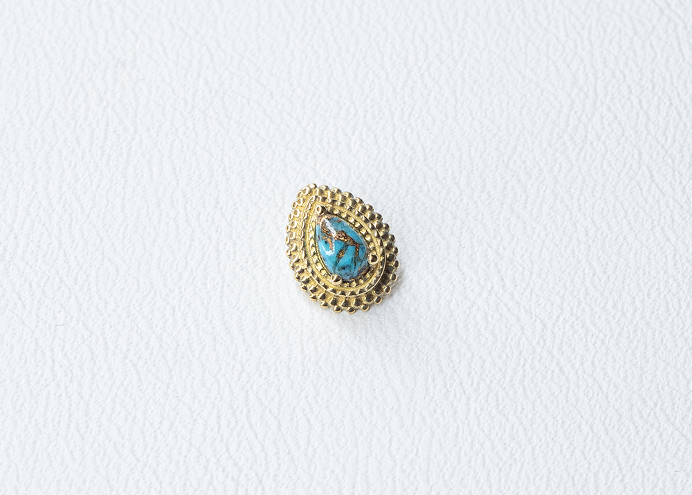afghan pear blue copper yg
